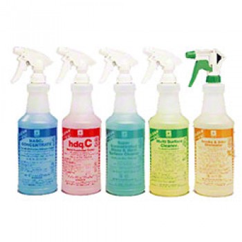 Spartan 926300 Clean On The Go Glass Cleaner Printed Spray Bottles & Trigger Sprayers 12 Per Case